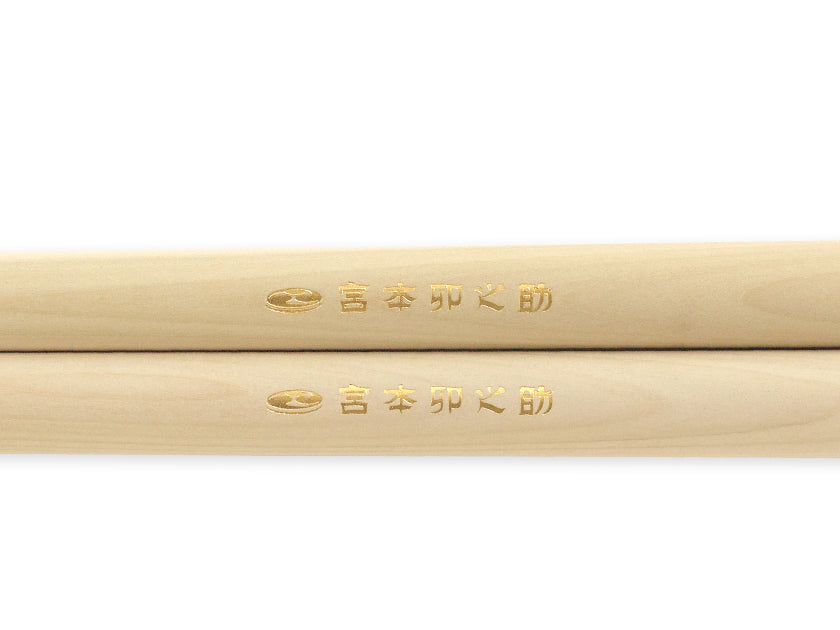 宮本刻印入テーパーバチ 朴 41cm×20mm/24mm
