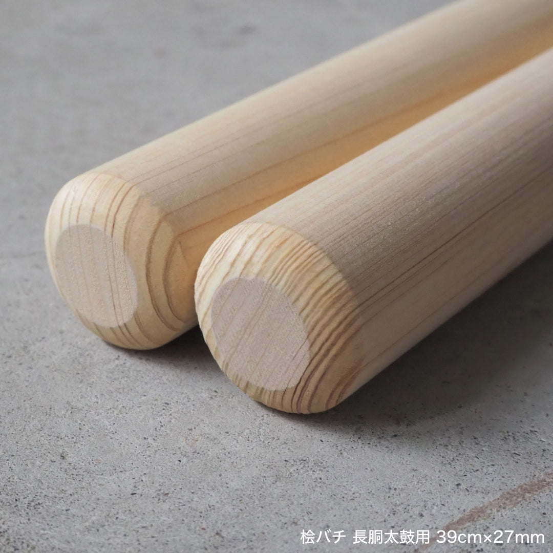 桧バチ 長胴太鼓用 36cm～50cm