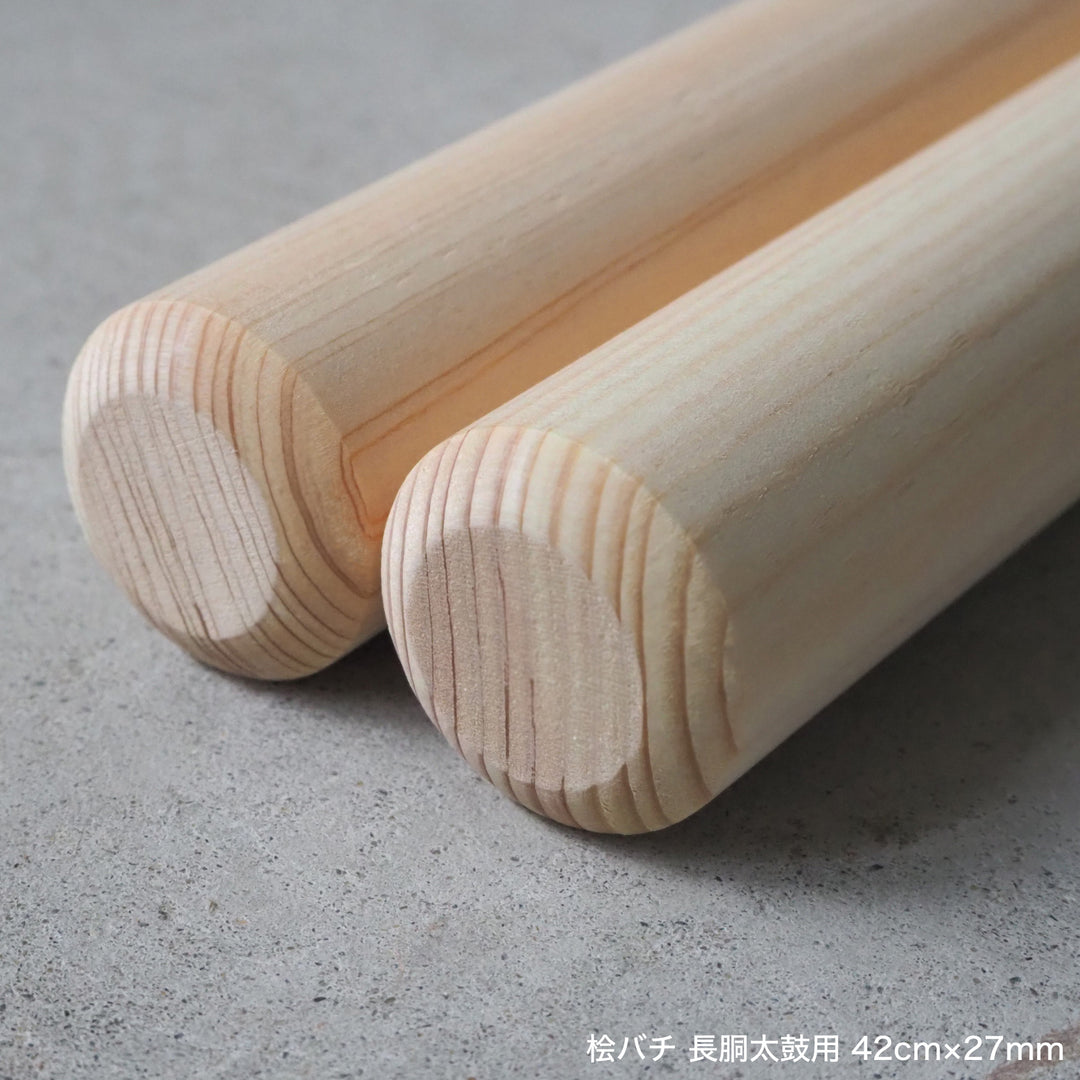 桧バチ 長胴太鼓用 36cm～50cm