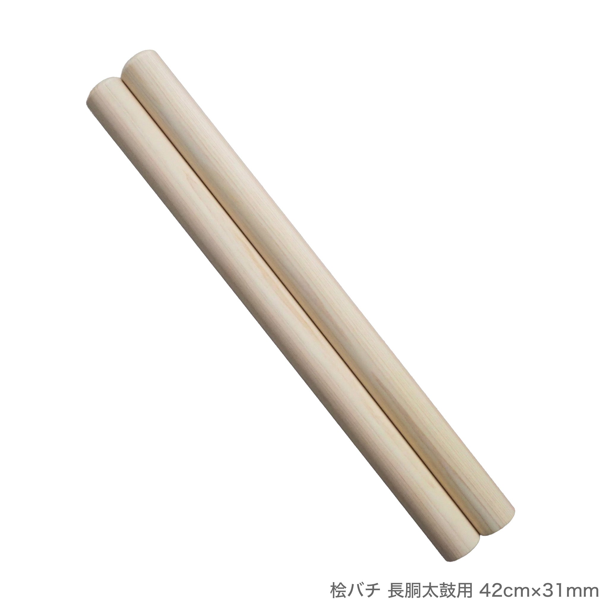 桧バチ 長胴太鼓用 36cm～50cm | 宮本卯之助商店