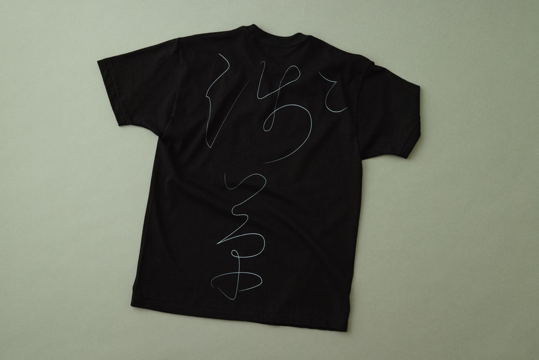 【うのみせオリジナル】旧字体浅草Tシャツ（黒）