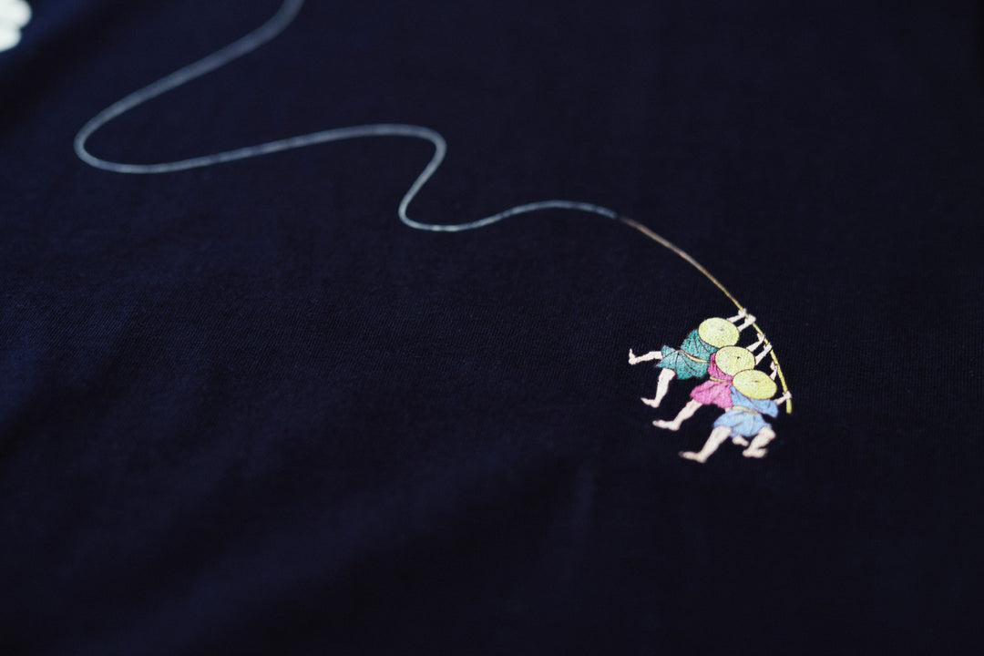 【うのみせオリジナル】判じ絵Tシャツ：さんじゃまつり