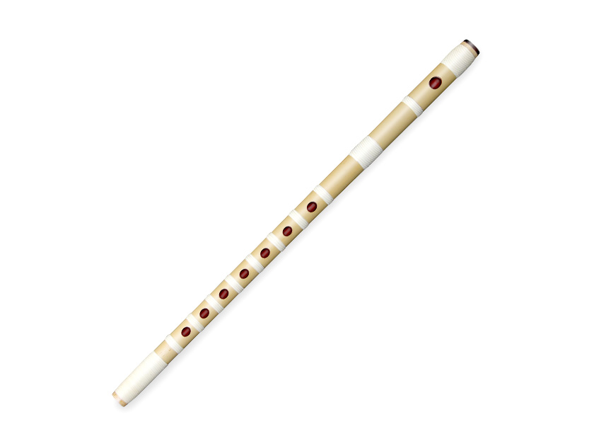 獅子田 幸幹 7穴 六本調子 笛 和楽器 伝統楽器